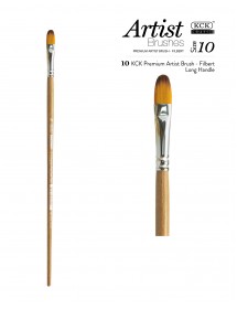 KCK PREMIUM FLAT LONG HANDLE BRUSH - BR 121FR #10